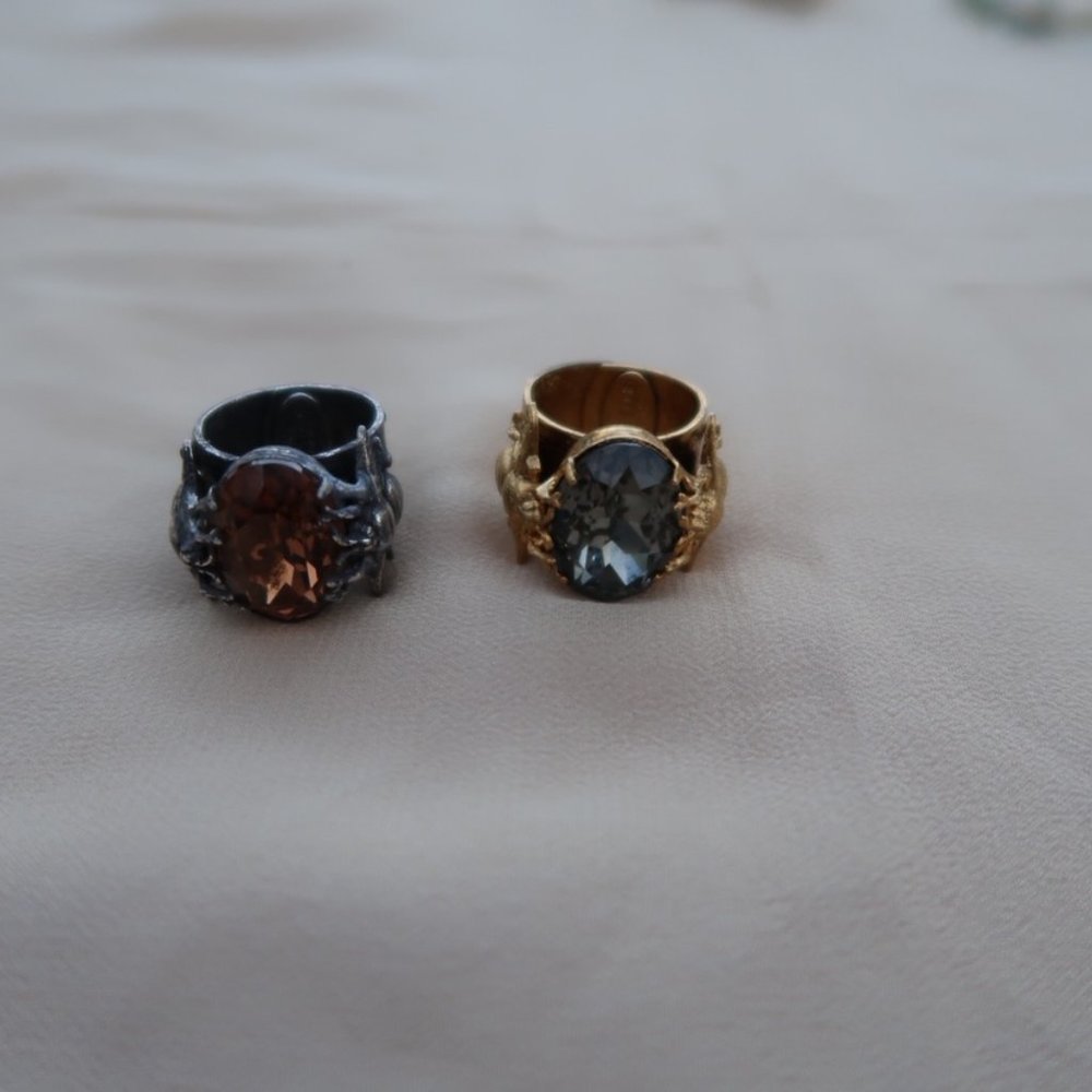 Miss Ellie NYC Bee Jeweled Rings(2)